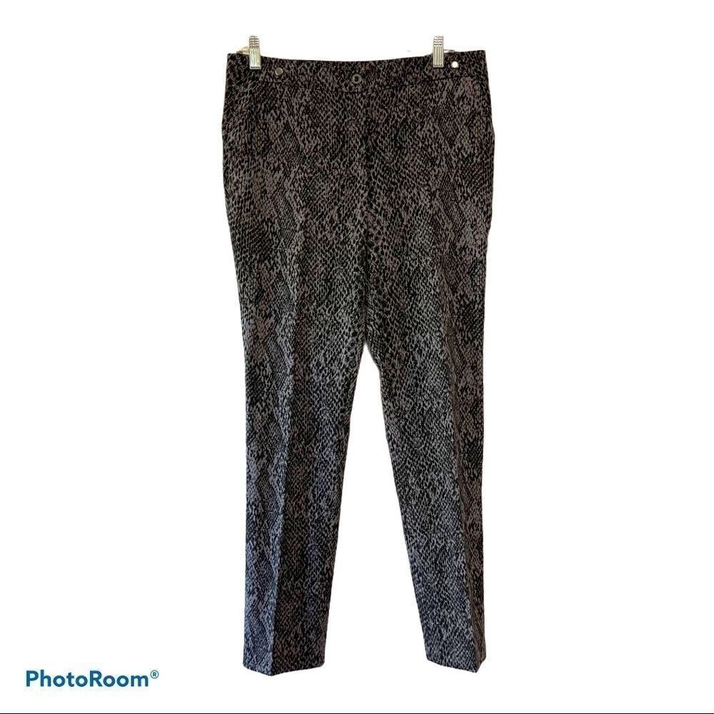 EP Pro Snakeskin‎ Print Golf Ankle Pants, Size 8